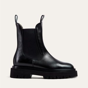 Dear Frances Tony Boot, Black 38.5 Leather Chelsea Boot